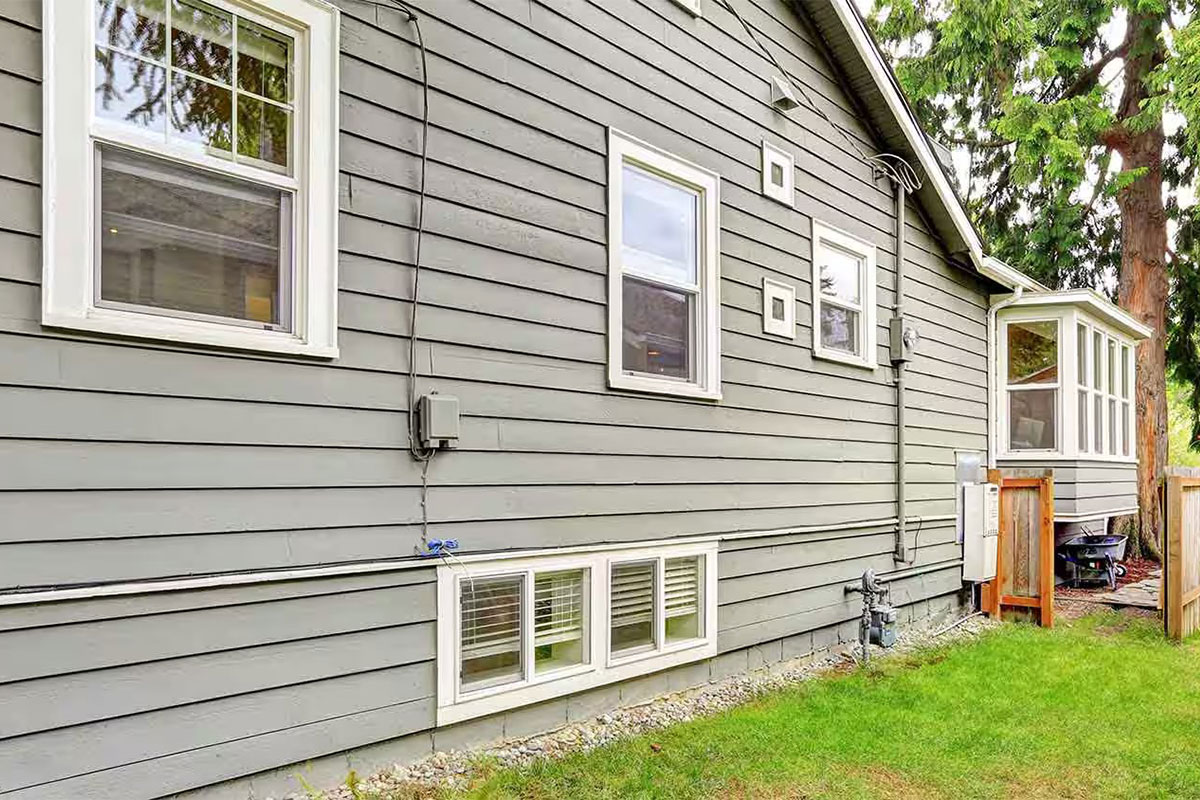 Wood siding